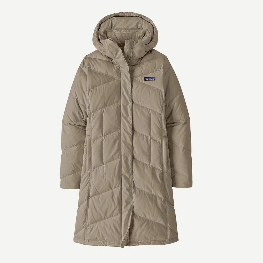 Patagonia Women's Parka Down With It Hooded NEW Seabird Grey XL